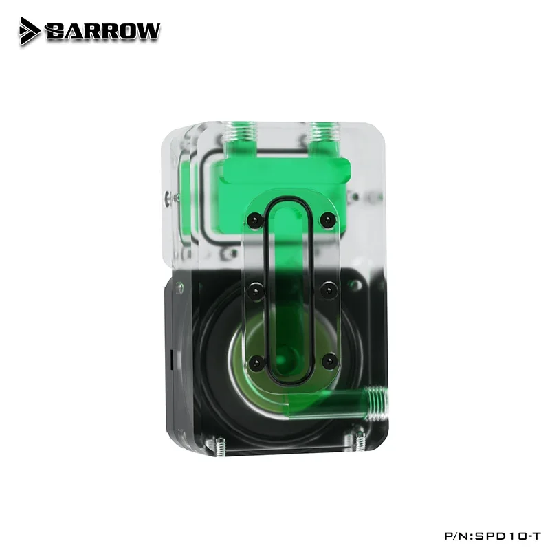 Barrow ITX Case AIO صندوق المض - مراجعة Aio Pump Reservoir Combo وسعره