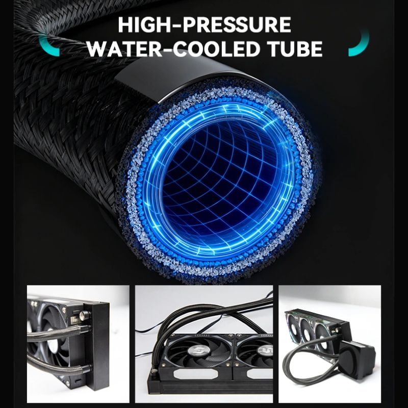 مبرد وحدة المعالجة المركزية ال - مراجعة Aio Cooler Lcd Display Screen وسعره
