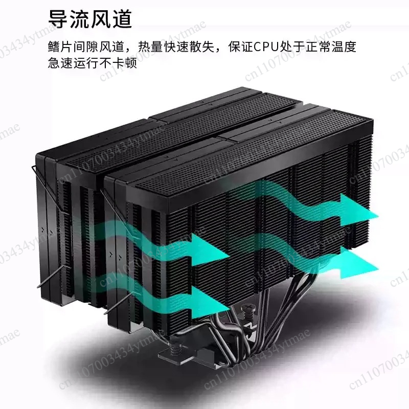 مبرد وحدة المعالجة المركزية JF - مراجعة Cpu Air Cooler Dual Tower 6 Heatpipe وسعره