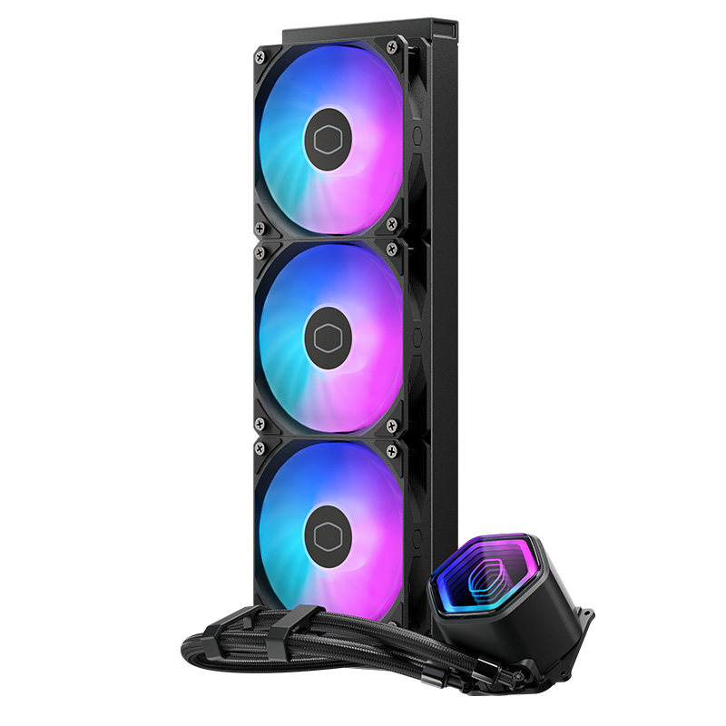 مبرد سائل كولر ماستر B360 كور  - مراجعة Aio Liquid Cooler 360Mm Argb وسعره