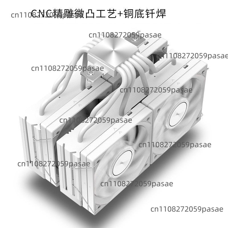 متوافق مع مبرد وحدة المعالجة ا - مراجعة Cpu Air Cooler Dual Tower 6 Heatpipe وسعره