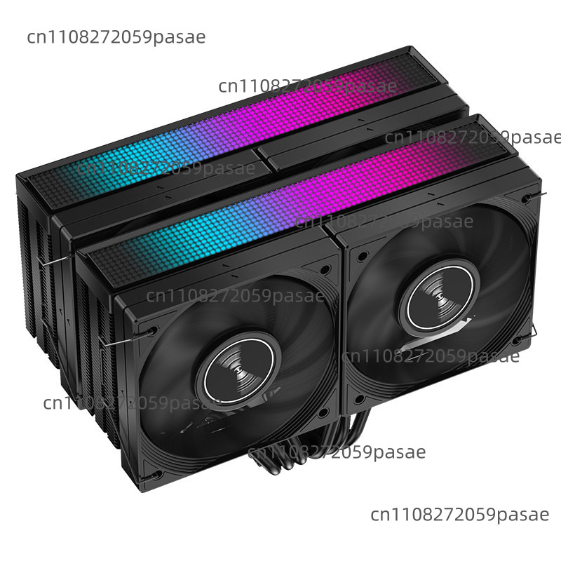متوافق مع مبرد وحدة المعالجة ا - مراجعة Cpu Air Cooler Dual Tower 6 Heatpipe وسعره