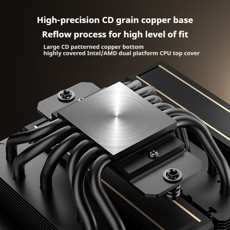 ID-COOLING ثنائي الطاقة 6 أناب - مراجعة Cpu Air Cooler Dual Tower 6 Heatpipe وسعره