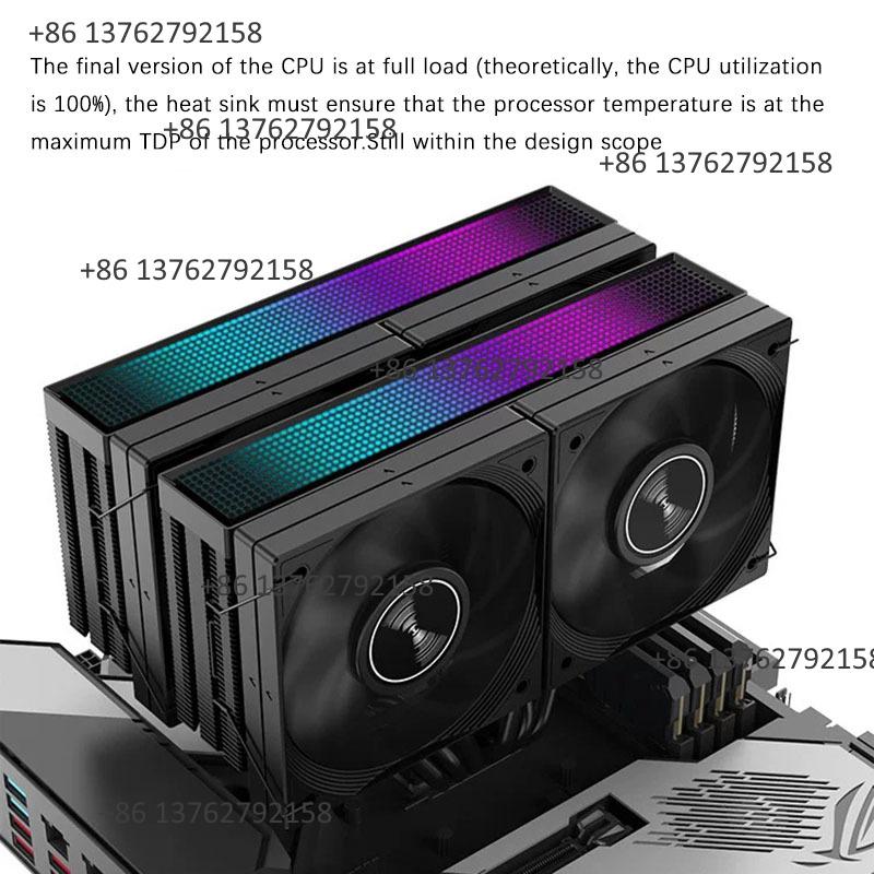 مبرد وحدة المعالجة المركزية JI - مراجعة Cpu Air Cooler Dual Tower 6 Heatpipe وسعره