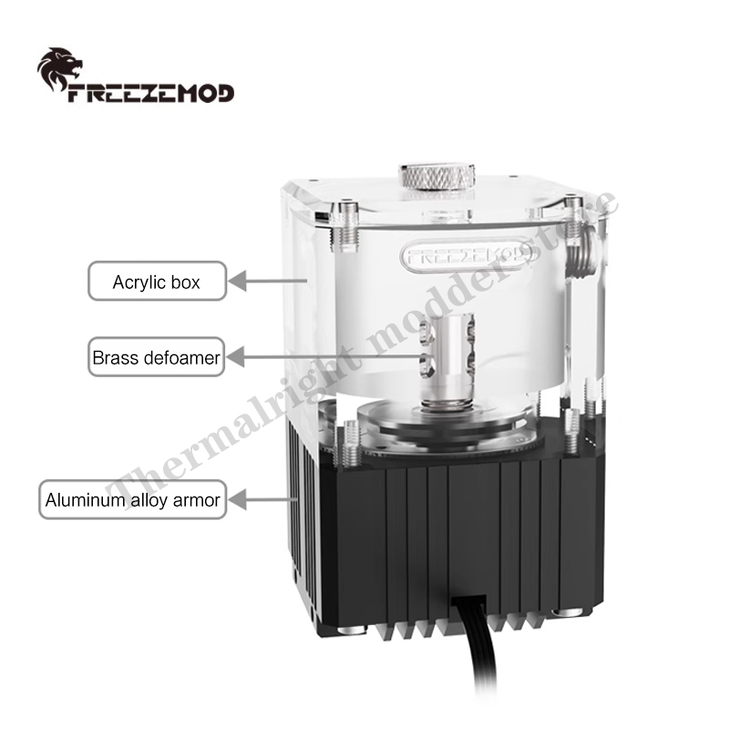FREEZEMOD خزان الكمبيوتر 780L/ - مراجعة Aio Pump Reservoir Combo وسعره